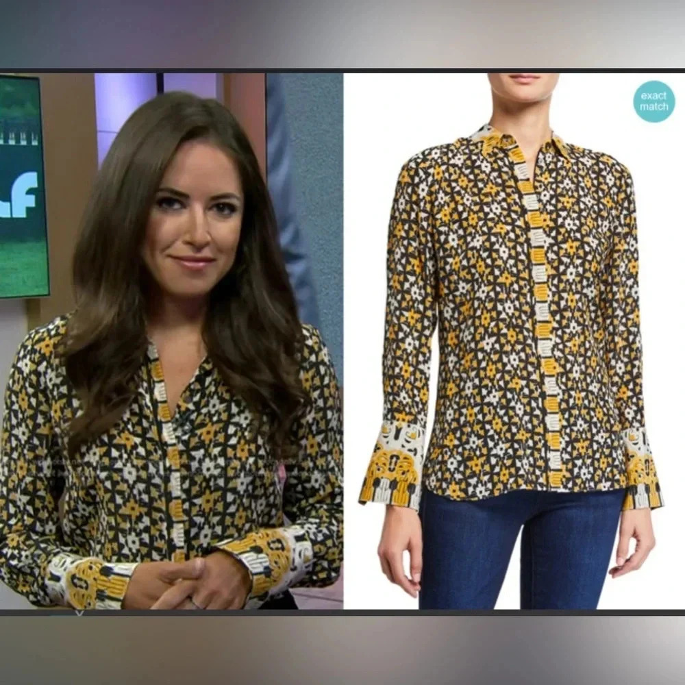 Kobi Halperin silk blouse for Neiman Marcus